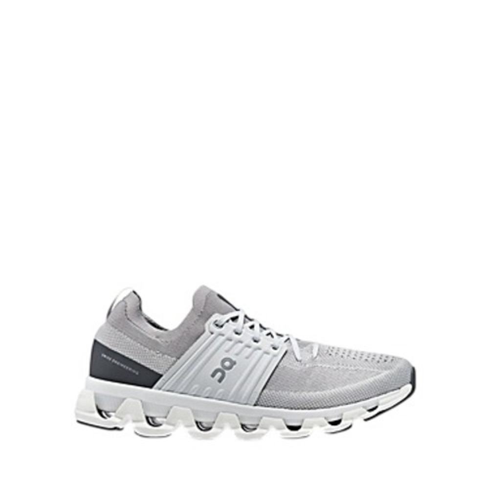 On Running On Clouds Cloudswift Men's Grey White Road Running Shoes Sneakers